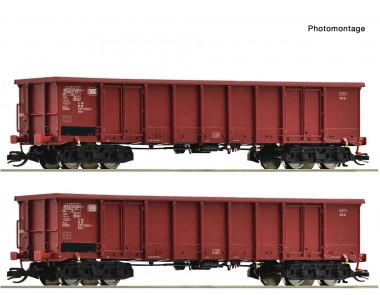 Roco 6680016 DB offene Güterwagen-Set Eanos Ep.4 