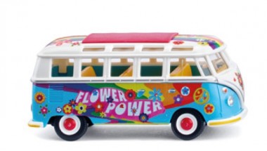 Wiking 079744 VW T1/2b Samba Flower Power 