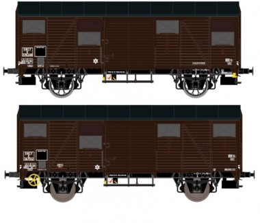 Exact-train 20921 SNCF ged. Güterwg. Gs K Set 2-tlg. Ep.3 