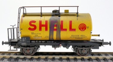 Exact-train 22056 DR Brit-US-Zone Kesselwag. "SHELL" Ep.3a 