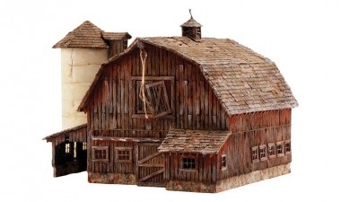 Woodland WBR4932 Old Weathered Barn 