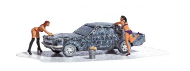 Busch 7824 Action-Set: Car-Wash 