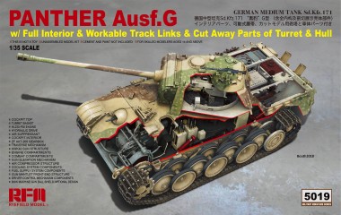 Rye Field Model RM-5019 Panther Ausf.G with full interior 