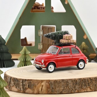 Norev 187779 Fiat 500L rot Christmas (1968) 