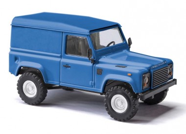 Busch Autos 54350 Land Rover Defender 90 Kasten blau 