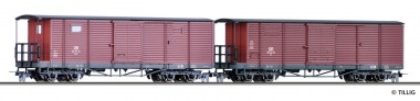 Tillig 15941 DR gedeckte Güterwagen Set 2-tlg Ep.3 