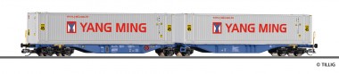 Tillig 18075 ITL Containertragwagen Sggmrss Ep.6 