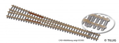 Tillig 83344 Handweiche EW3 links 12°, Betonschwelle 