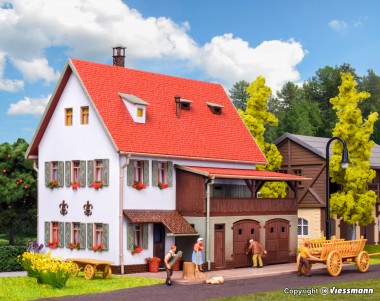 Vollmer 43721 Bauernhaus mit Scheune 