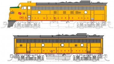 Kato 106-0432 MILW Diesellok-Set FP7A+B Ep.3 