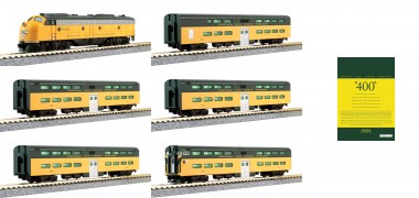 Kato 106-104DCC C&NW Personenzug "400" 6-tlg. Ep.3 