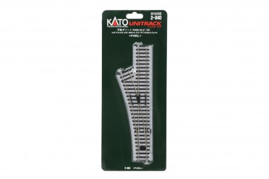 Kato 2-840 Weiche links 246 mm R490 19°, Hand 