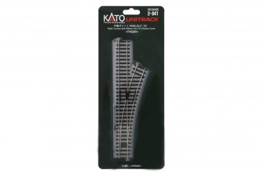 Kato 2-841 Weiche rechts 246 mm R490 19°, Hand 