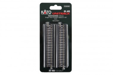 Kato 20-420 Viadukt gerade 124mm 2 St. 