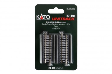 Kato 20-440 Viadukt gerade 63 mm 1-gleisig 