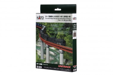 Kato 20-824 Brücken-Set Blechträgerbrücke gebogen R 