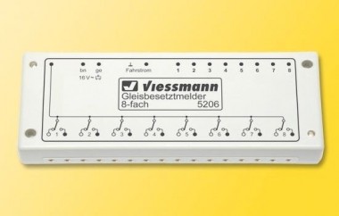 Viessmann 5206 Gleisbesetztmelder, 8-fach 