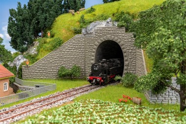 Faller 120576 2 Tunnelportale, 1-gleisig 