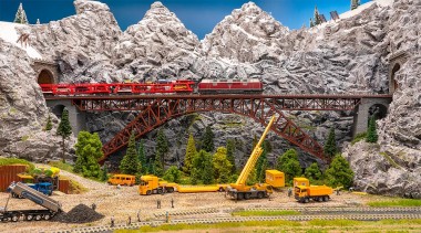 Faller 191776 Eisenbahn-Stahlbrücke 