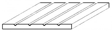 Evergreen 504030 Strukturplatte 150x300x1,0mm 