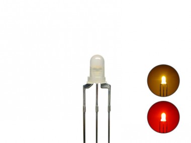 Schönwitz 50820 DUO Bi-Color LED 3mm diffus 3pin Anode  