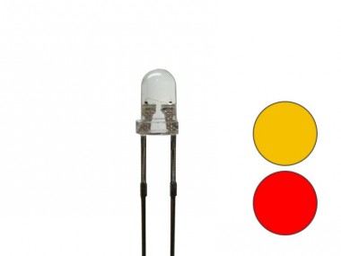 Schönwitz 50900 DUO Bi-Color Bipolar LED 3mm 2pin klar  