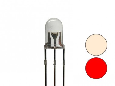 Schönwitz 50906 DUO Bi-Color LED 5mm klar 3pin Anode wa 