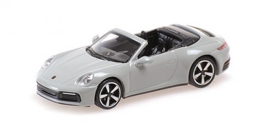 Minichamps 870068330 Porsche 911 (992) 4S Cabrio grau 2019 