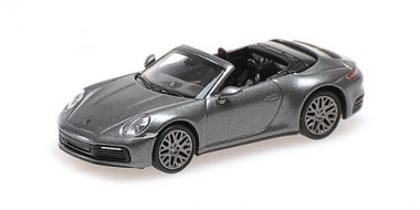 Minichamps 870068331 Porsche 911 (992) 4S Cabrio grau met. 