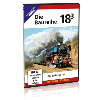 EK-Verlag 8457 DVD - Die Baureihe 18.3 