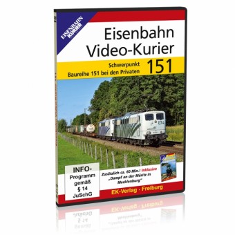 EK-Verlag 8551 DVD - Eisenbahn Video-Kurier 151 