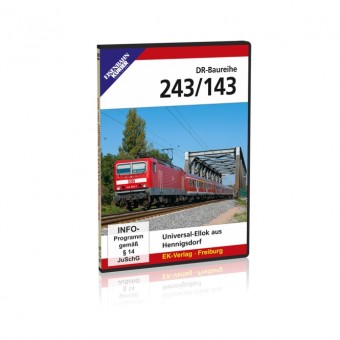 EK-Verlag 8675 DVD - DR-Baureihe 243/143 