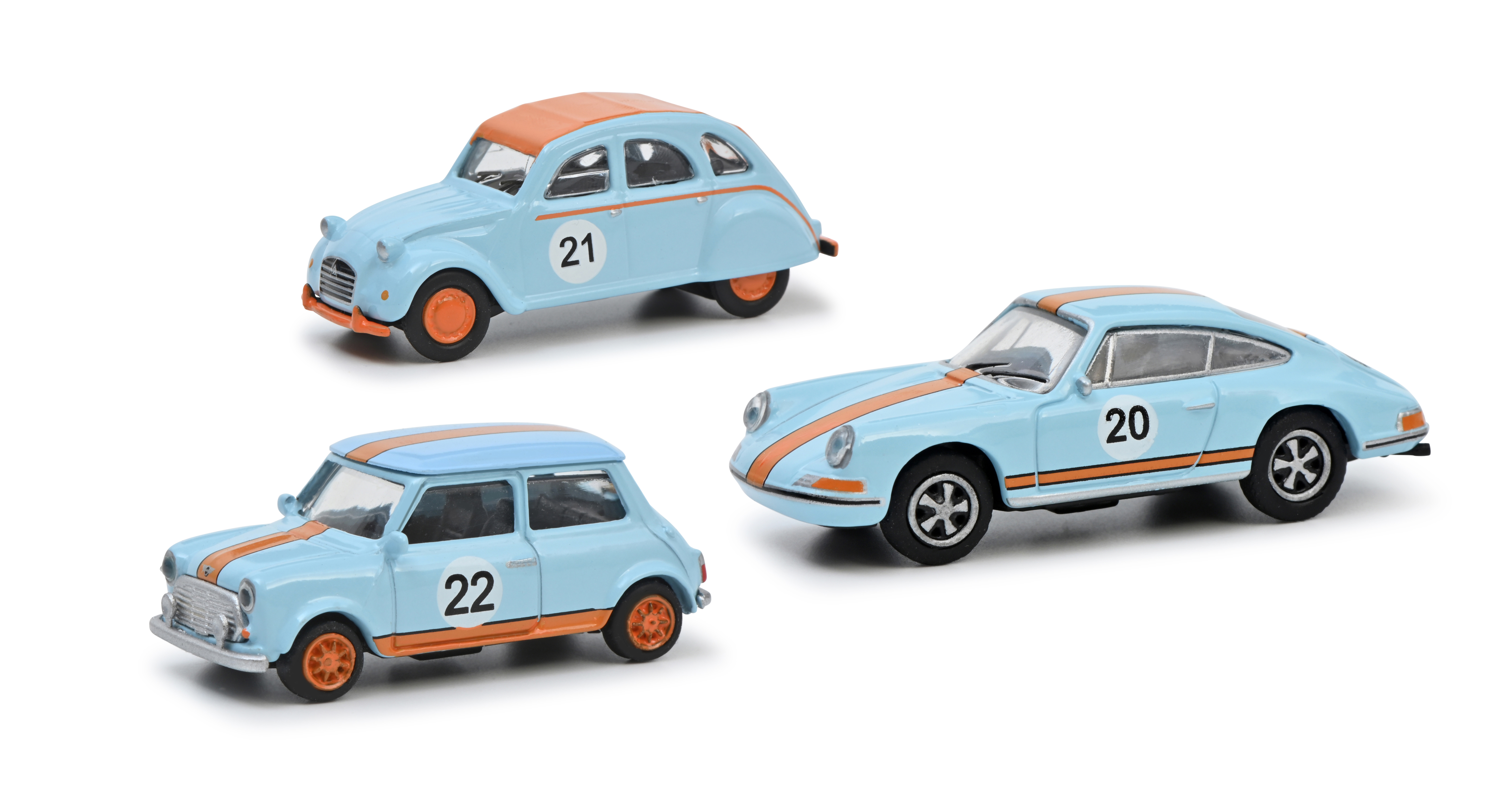 Schuco 452671600 3er Set: Vintage Racing Gulf Design | Menzels