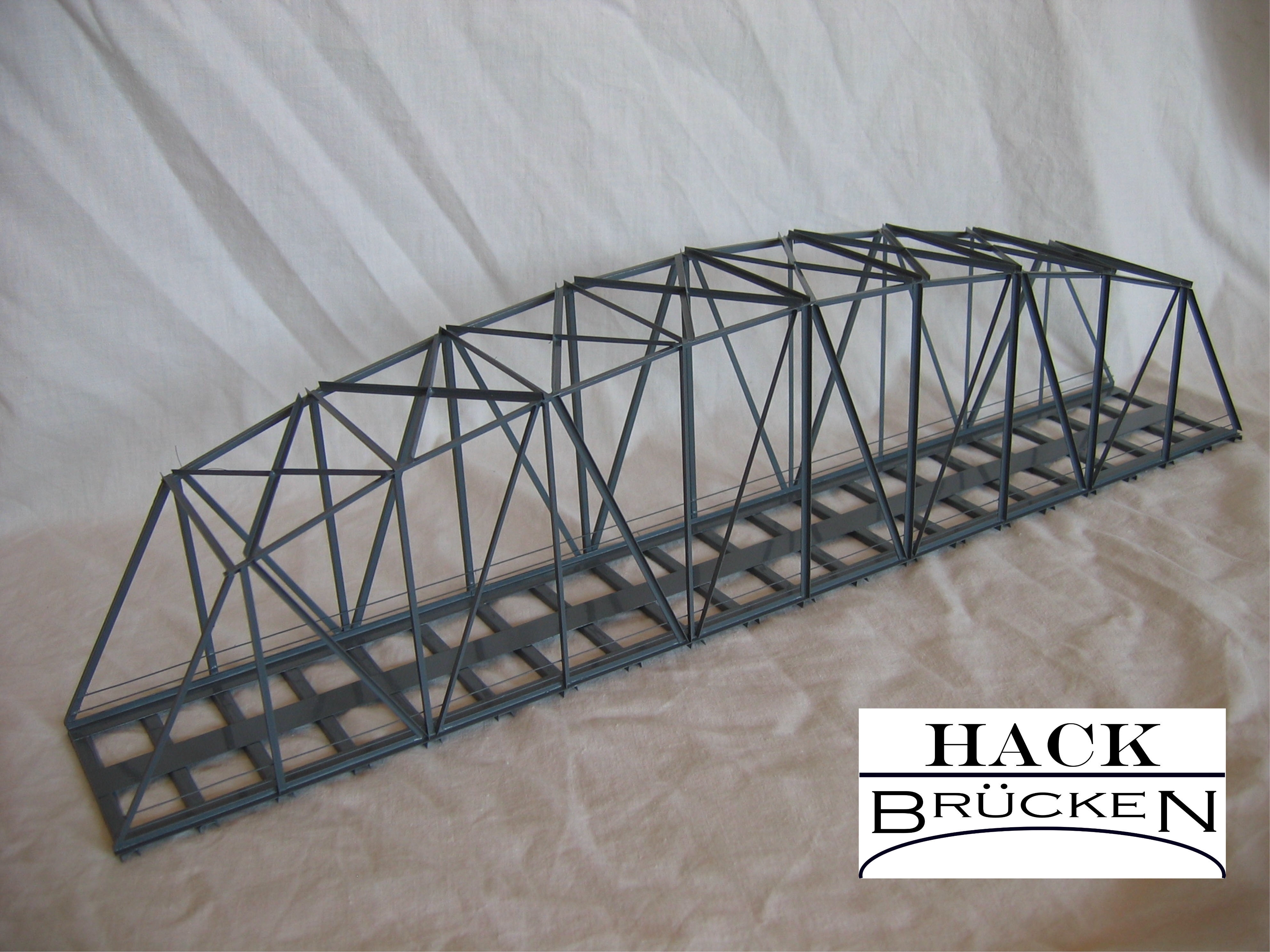 Hack BT50-2 Bogenbrücke 50 cm zweigleisig