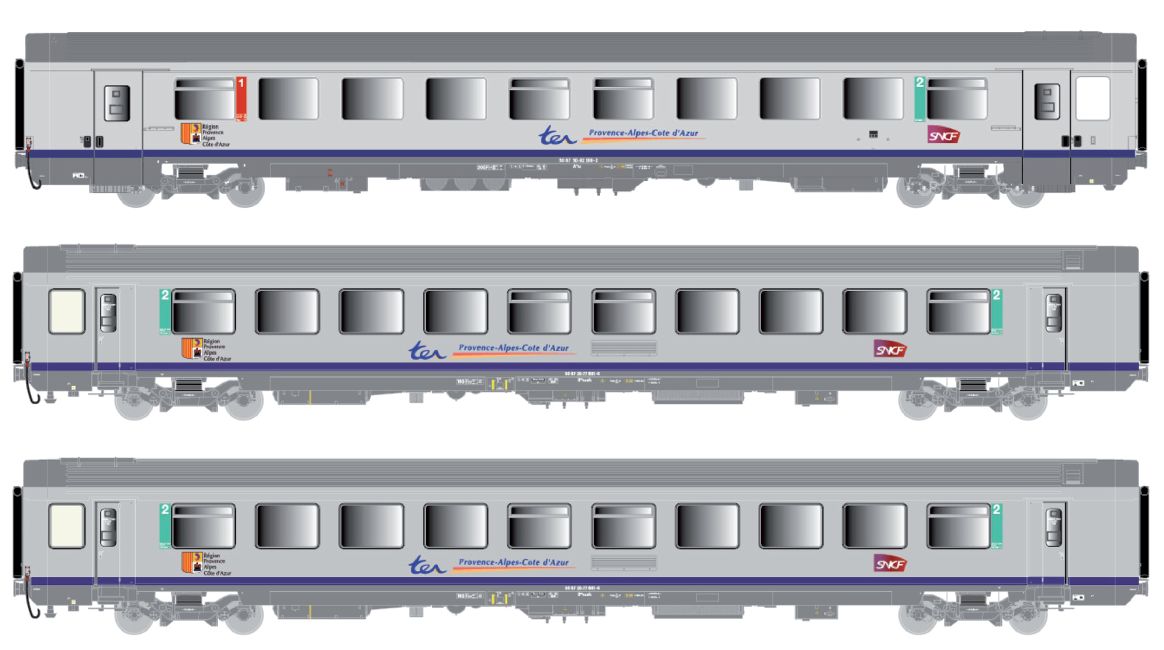 Ls Models Sncf Ter Paca Personenwagen Set Ep Menzels Lokschuppen Onlineshop