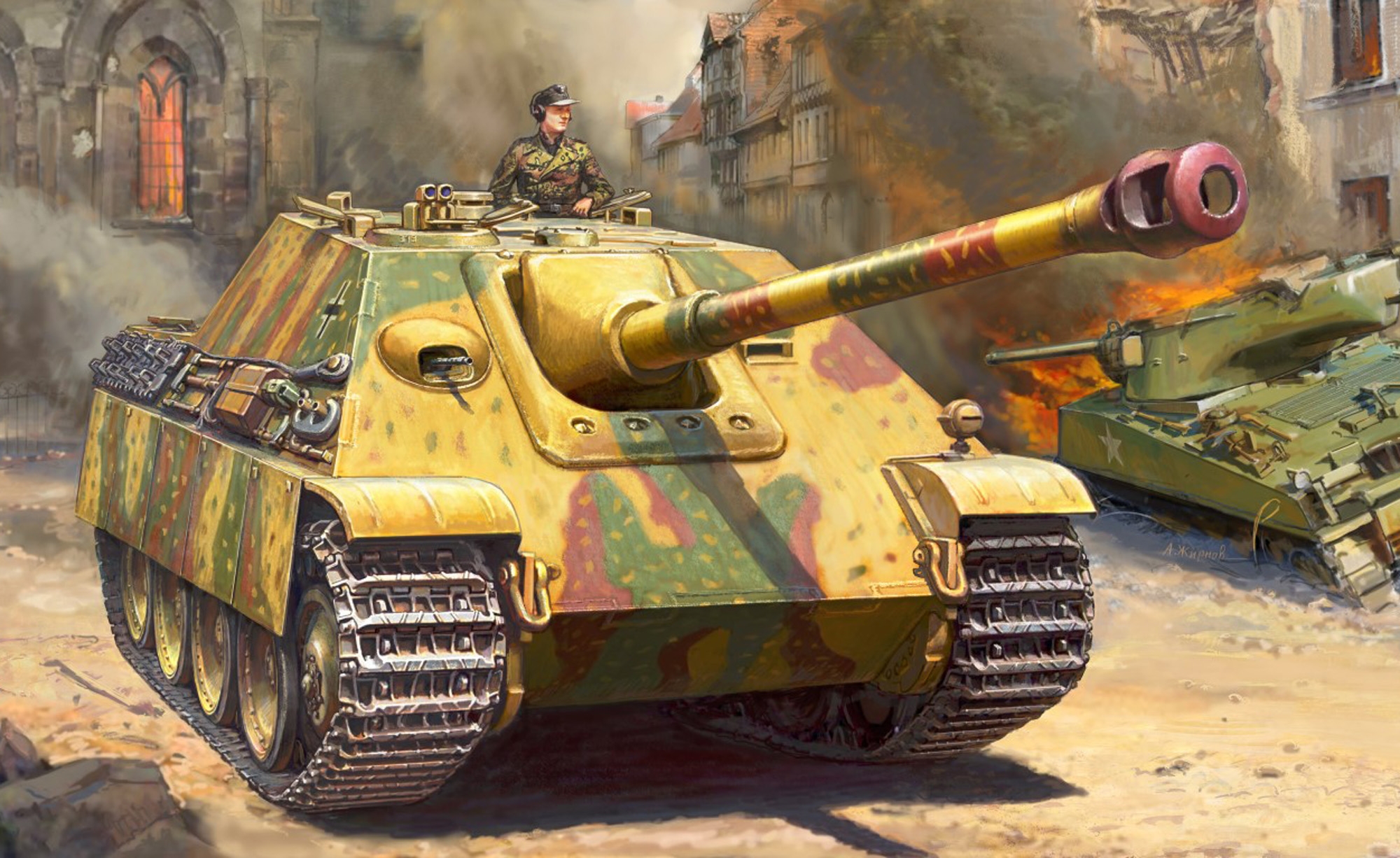 Танк САУ Jagdpanther